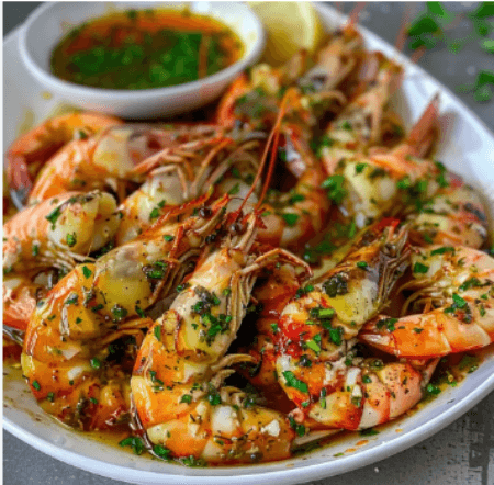 Gambas Grillés (Pili Pili)