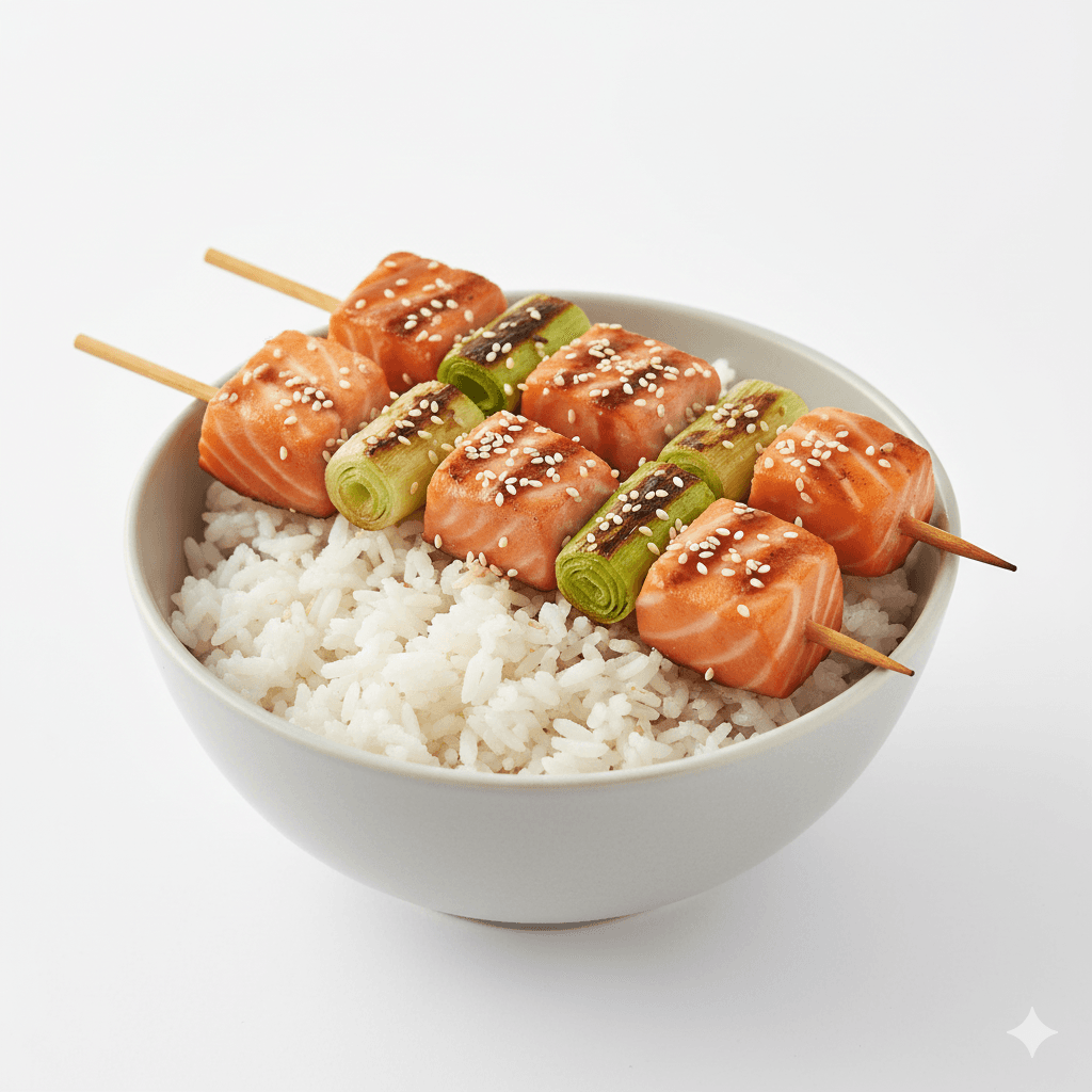 Yakitori Salmon 3 Pcs
