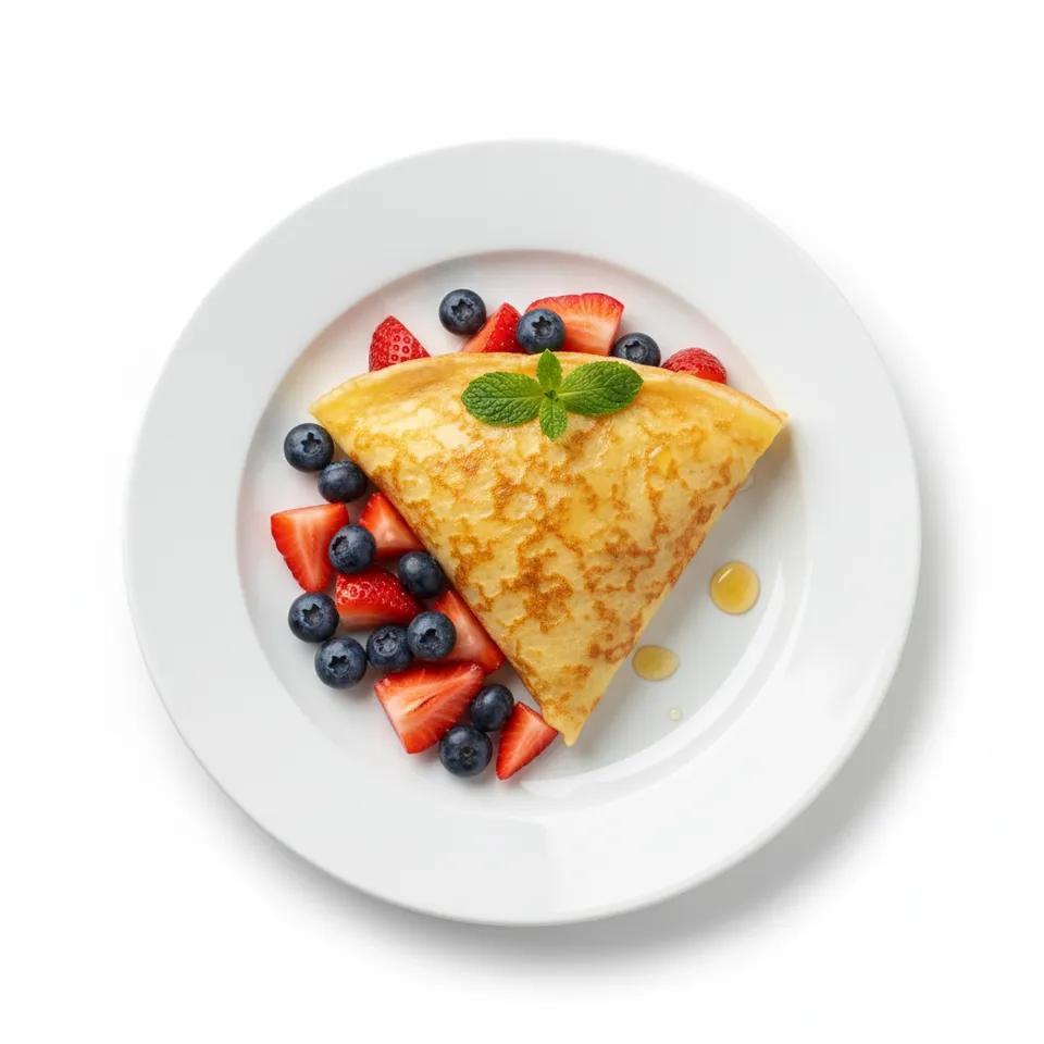 Crêpe Chocolat et 2 Fruits