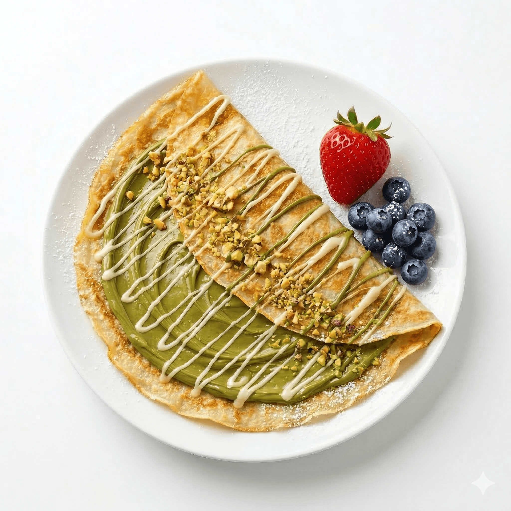 Crêpe Pistache+ 2 Fruits