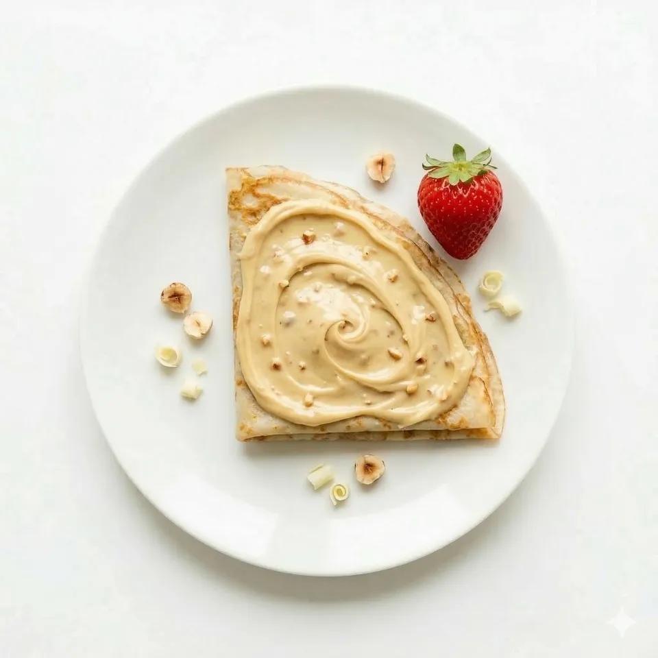 Crêpe el Mordjene Blanc et 1 Fruit