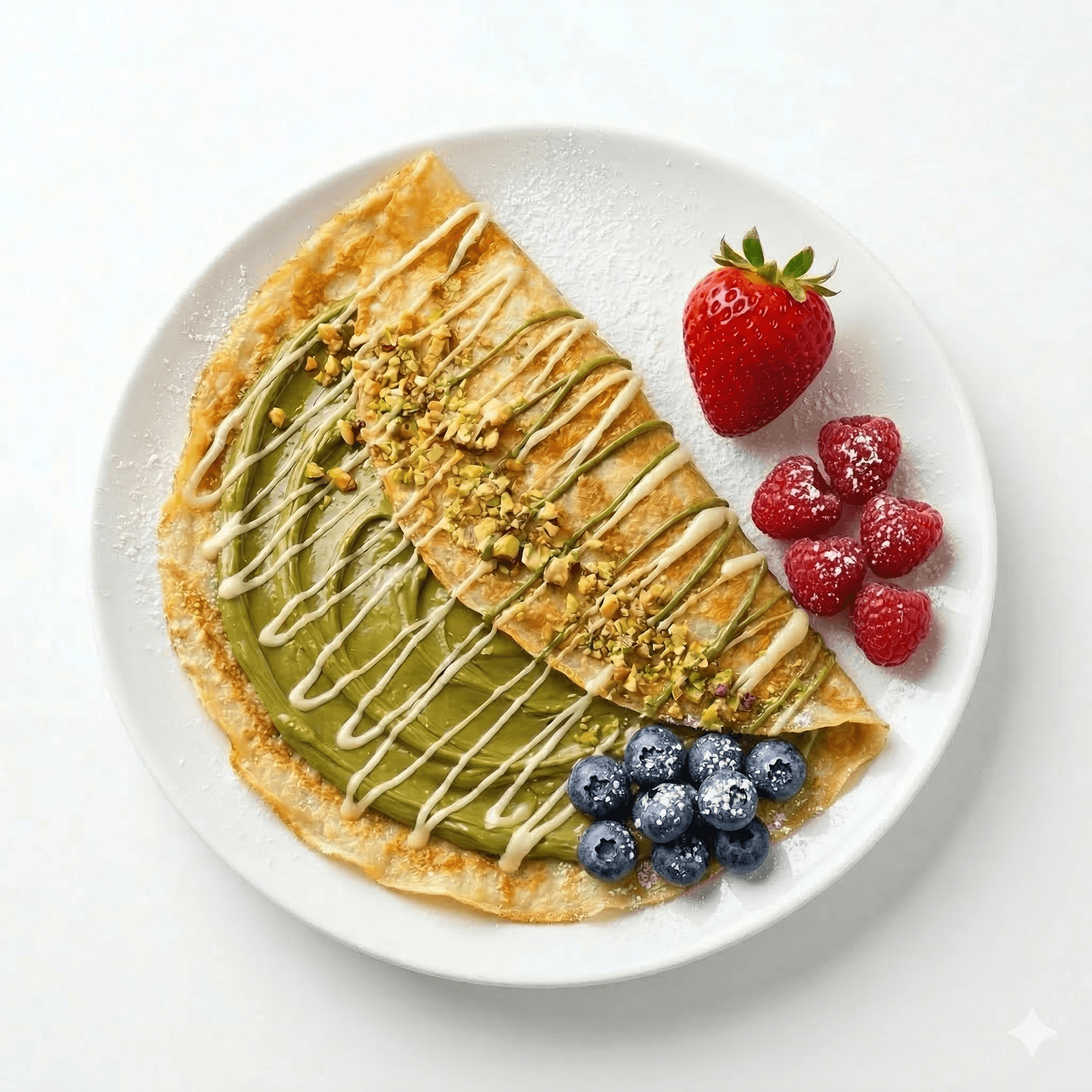 Crêpe Pistache+ 3 Fruits