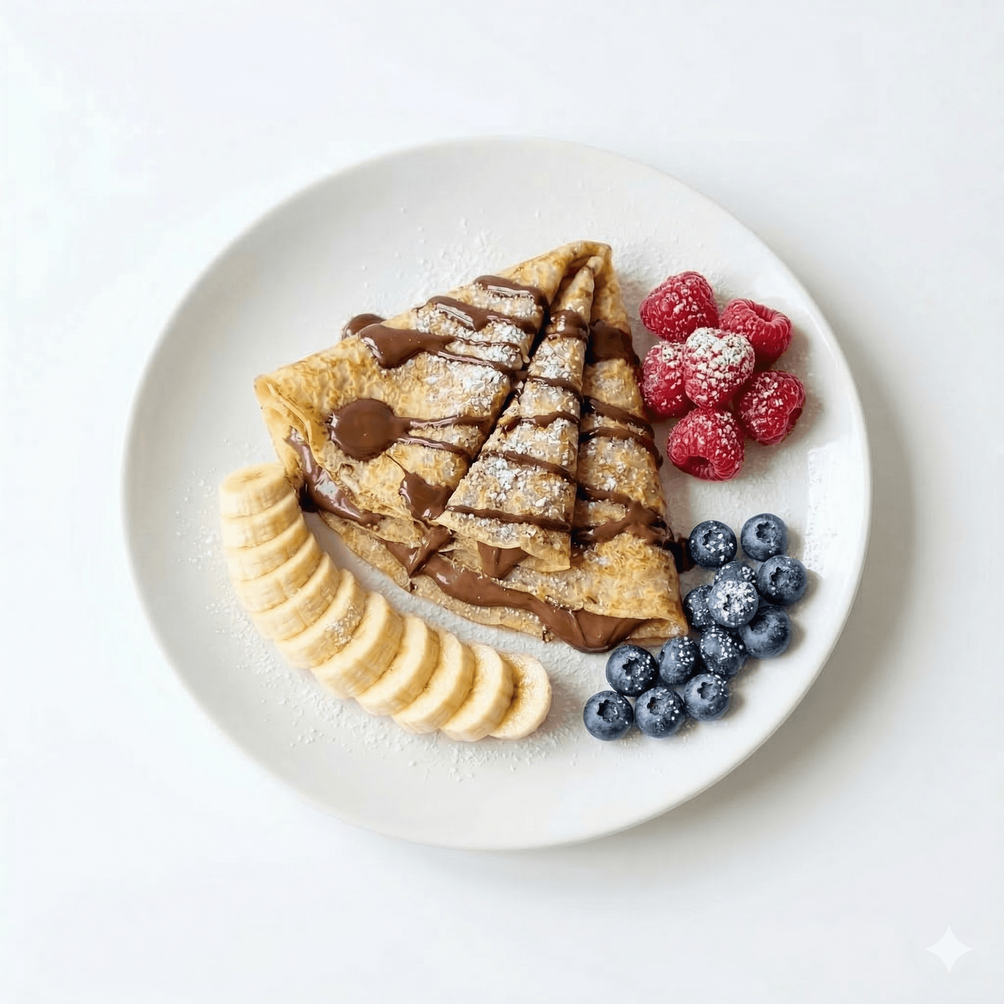 Crêpe Chocolat et 3 Fruits