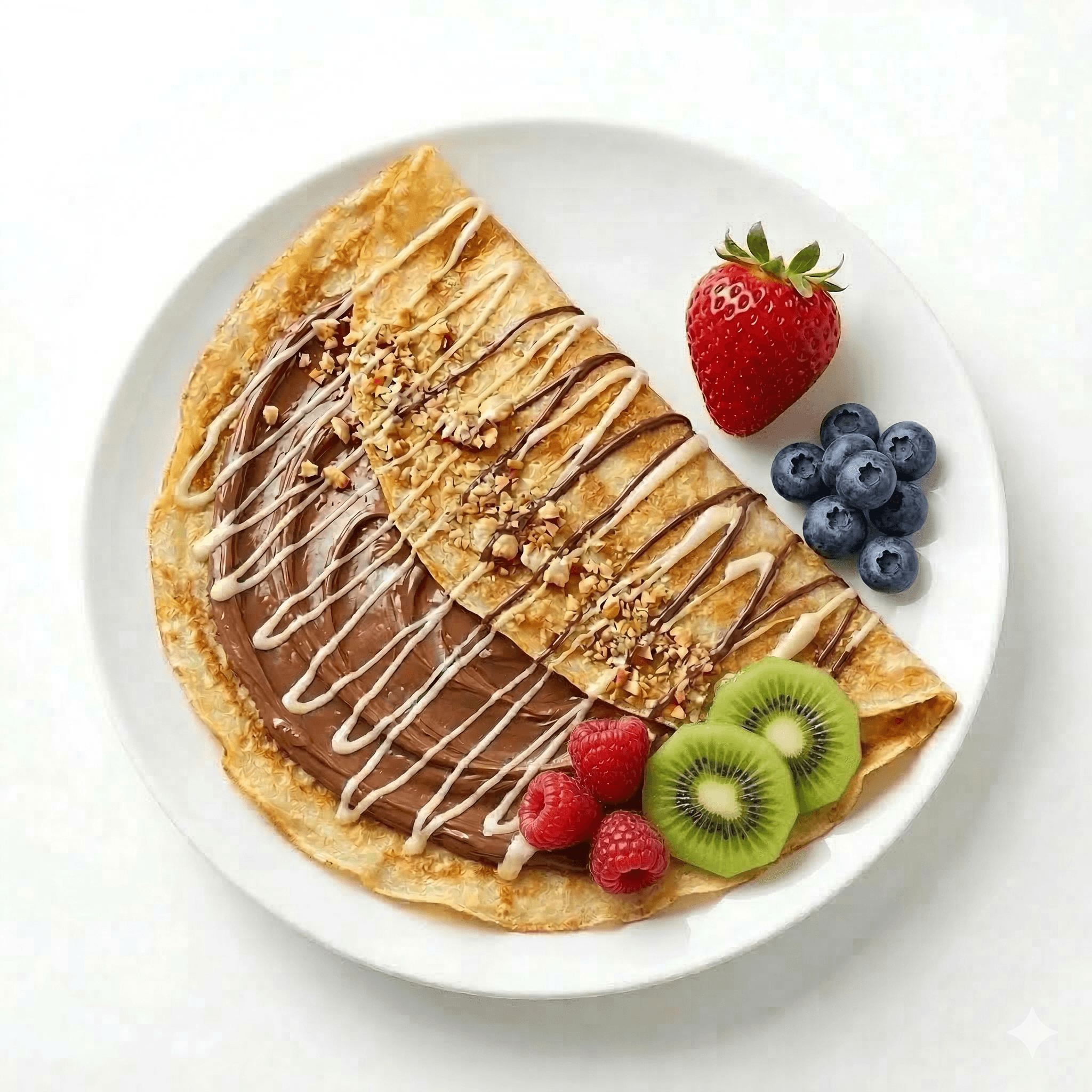 Crêpe Nutella + 3 Fruits