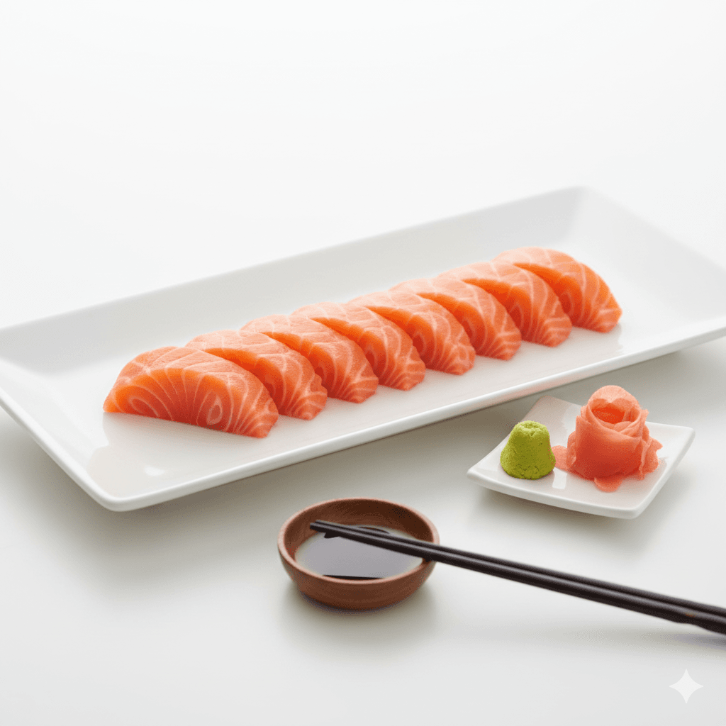 Sashimi saumon x8