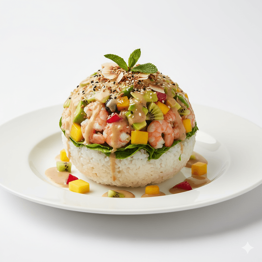 Salade sushiball