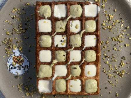 Gaufre Bianca pistachios
