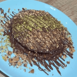 Pancake Nutella fruit sec
