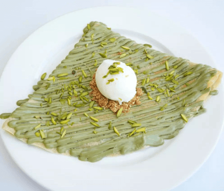 Crêpe Pistachio