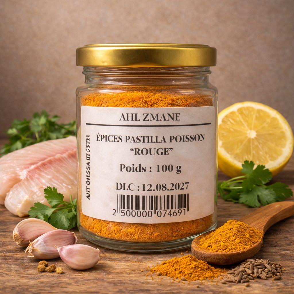 Épices Pastilla Poisson Rouge