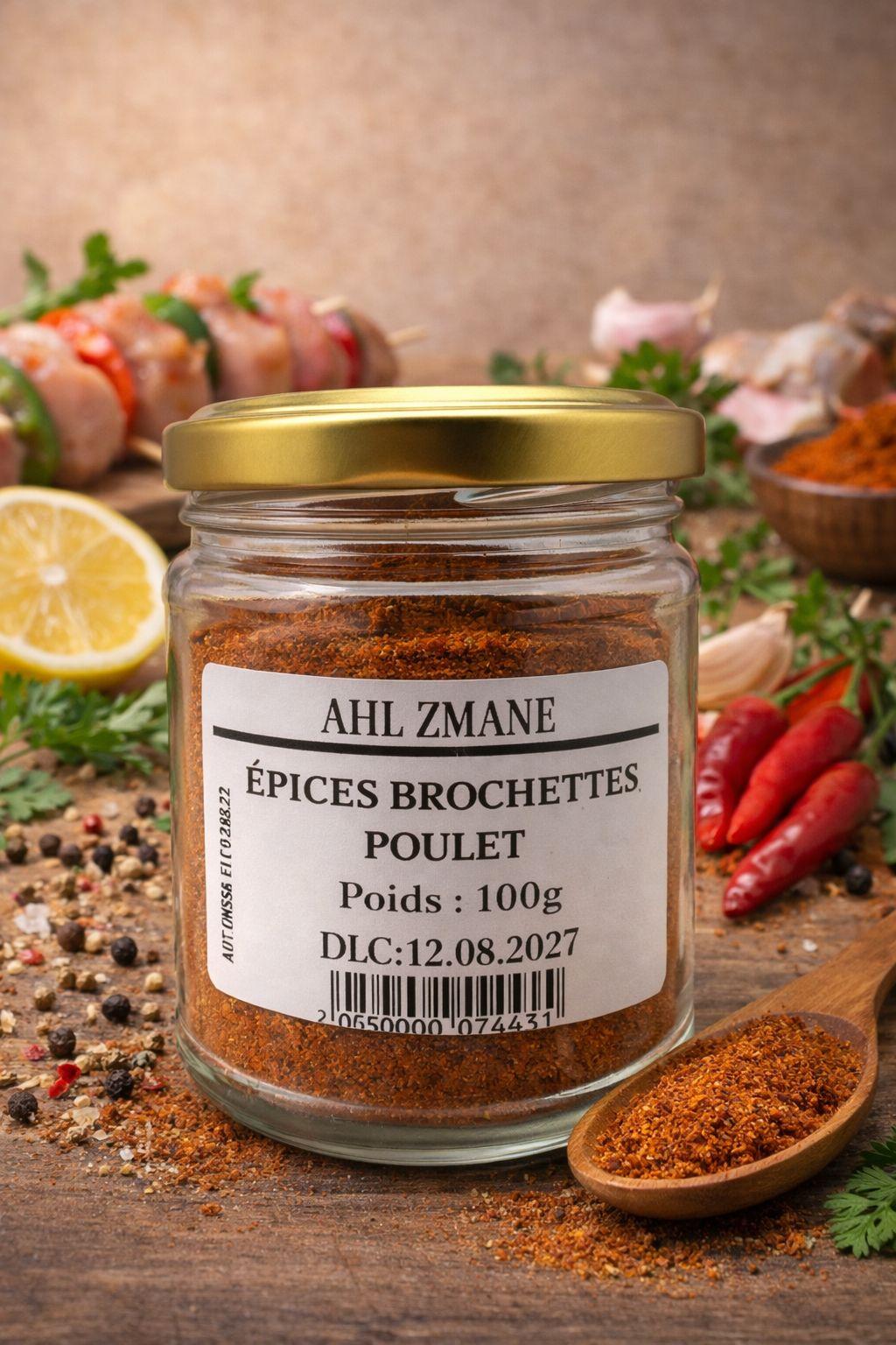 Épices Brochettes Poulet
