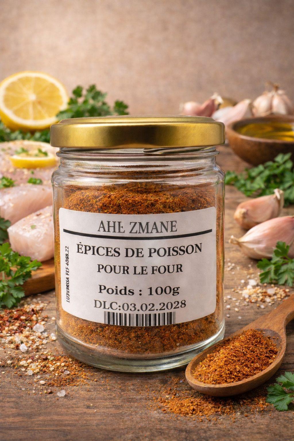 Épices Poisson pour le Four