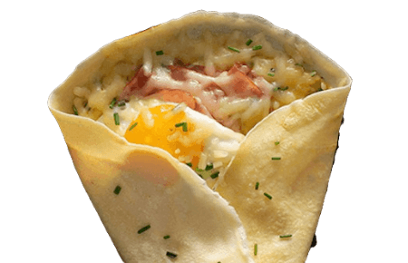 Crêpe Jambon Fromage Oeuf