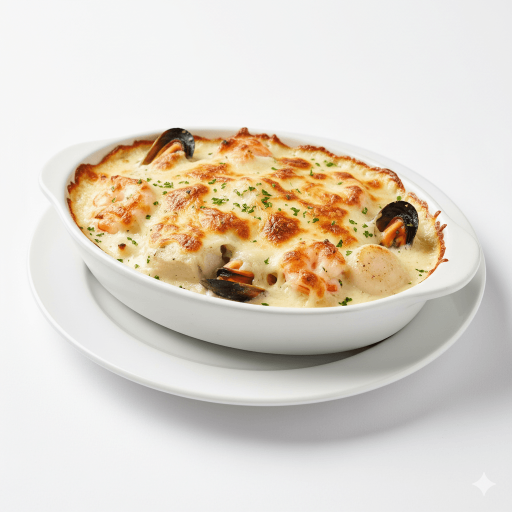 Gratin aux Fruits de Mer