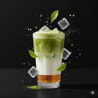 Iced Vanilla Matcha Latte