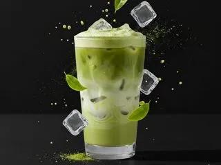 Iced Pistachio Matcha Latte
