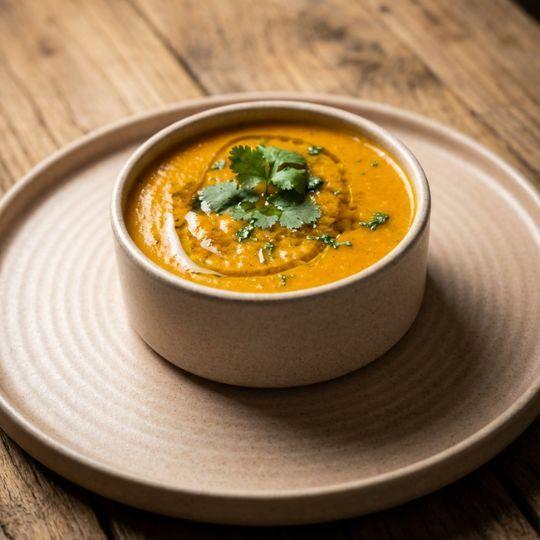 Soupe de lentilles rouges