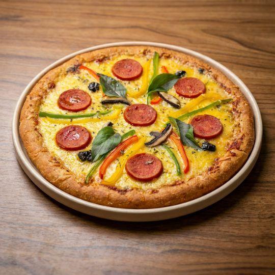 Pizza pepperoni (blé complet)