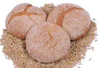 Pain de l'orge beldi au levain sans sucre sans additif