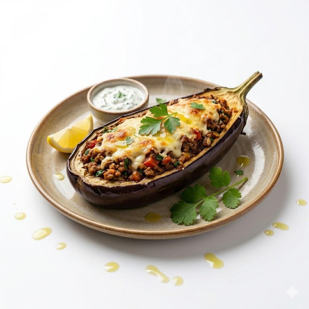 Stuffed eggplant