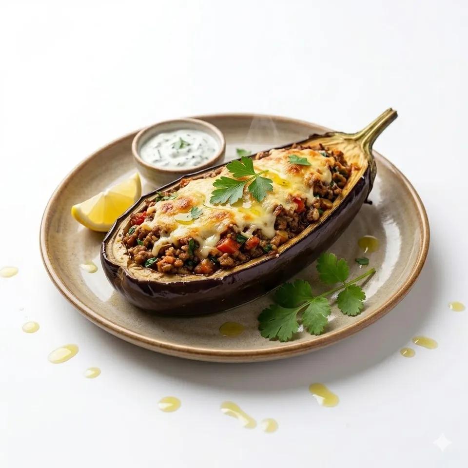 Stuffed eggplant