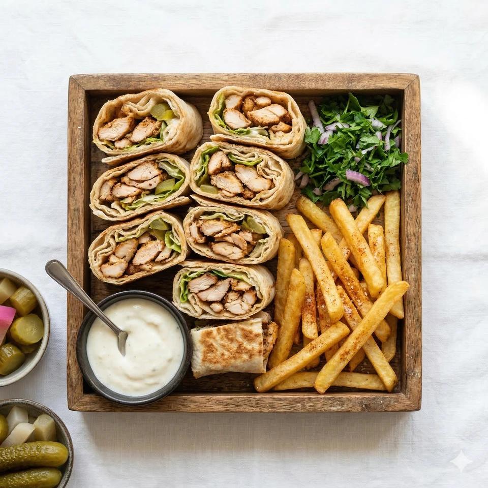 Double Chicken Shawarma Arabi