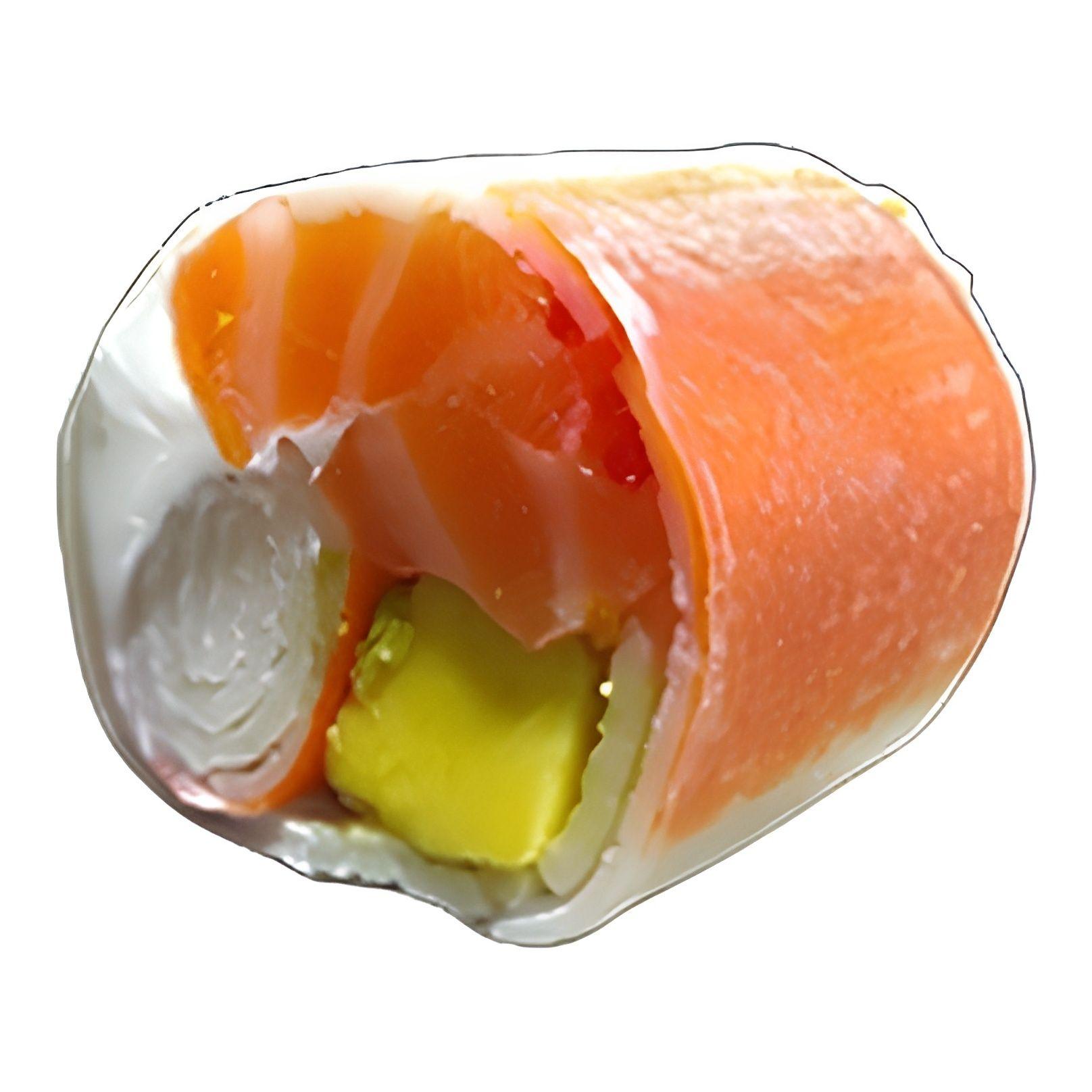 Rouleaux de printemps saumon 6 pièces