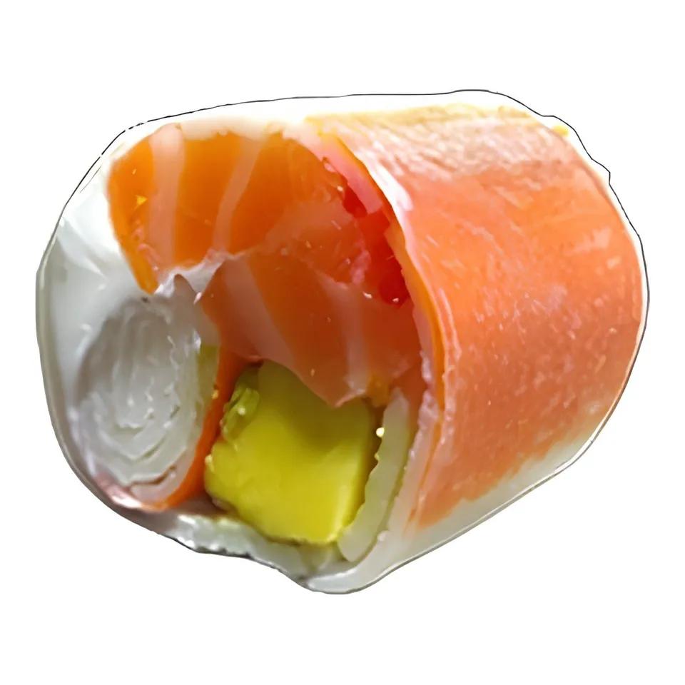 Rouleaux de printemps saumon 6 pièces
