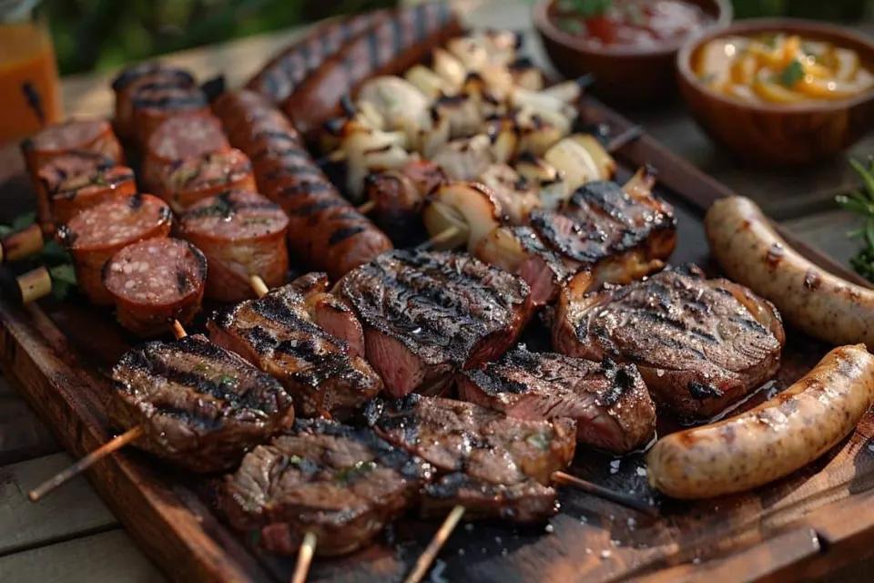 Grill dish for 4 people