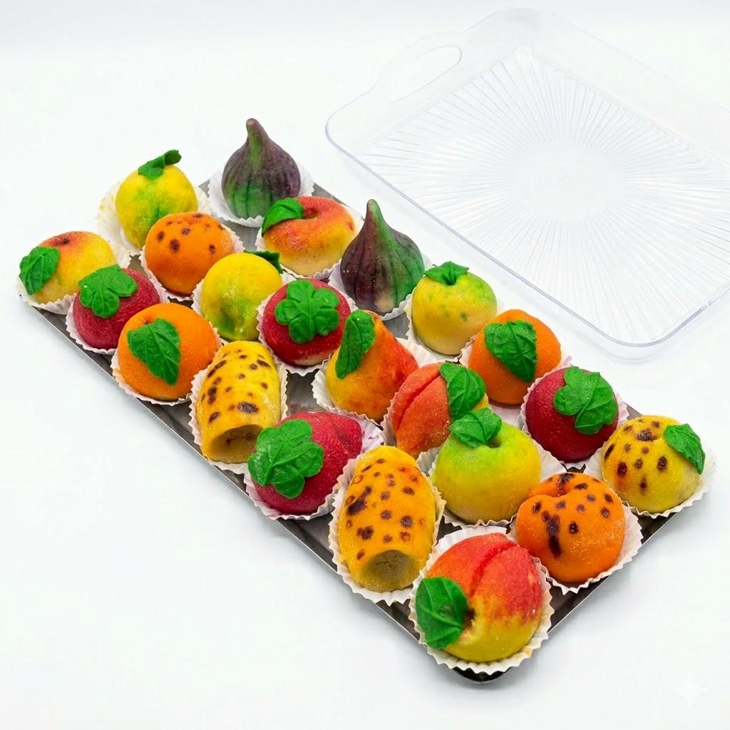 Fraise Pâte d'Amande