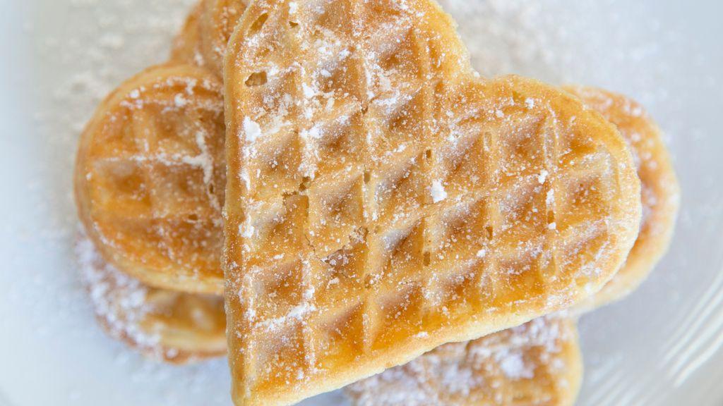 Simple Heart Waffle