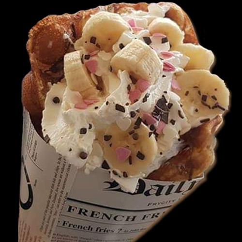 Banana Bubble Waffle