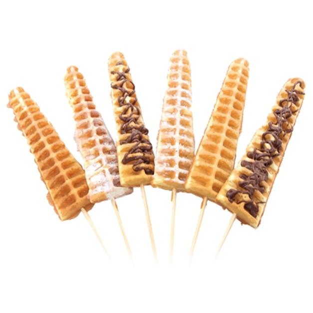 Banana Waffle Lollipop