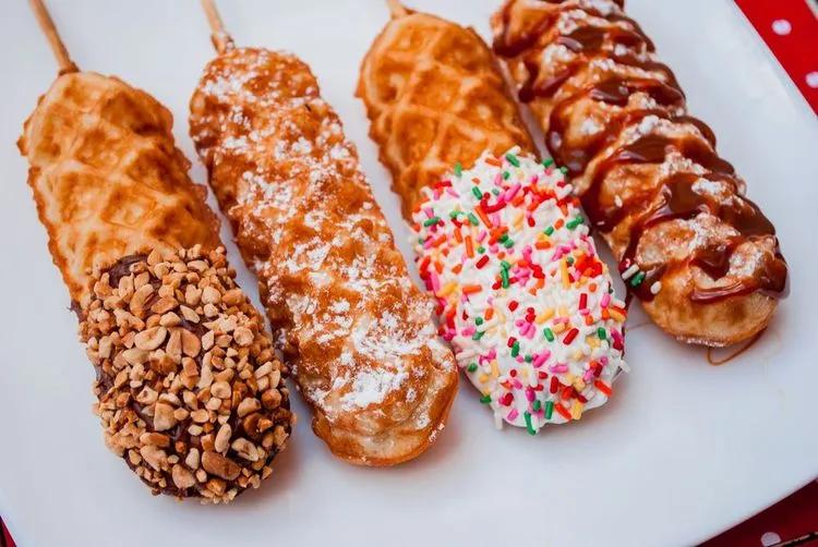 Walnut Waffle Lollipop