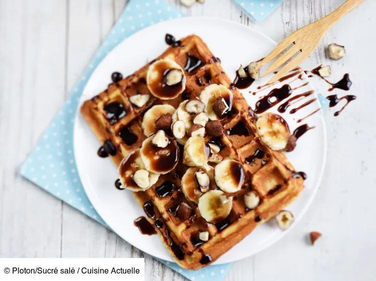 Chocolate Banana Waffle
