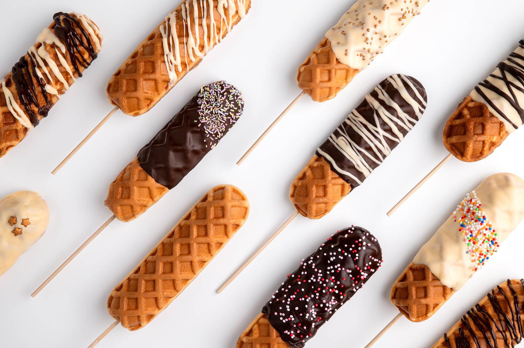 Kinder Waffle Lollipop