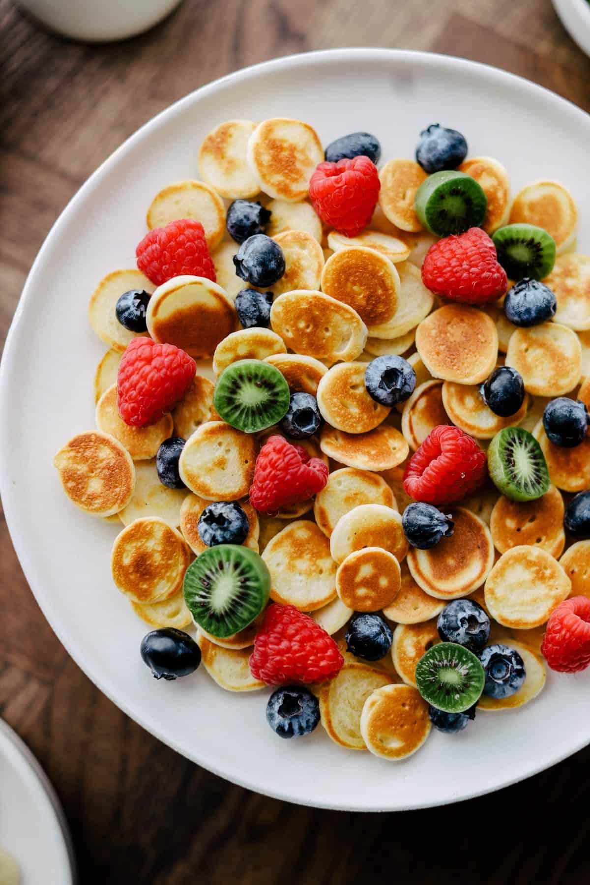 Mini Fruit Pancakes