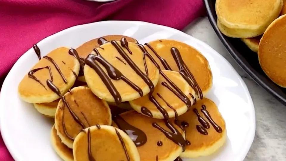 Mini Chocolate Pancakes
