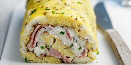 Omelette Jambon fromage