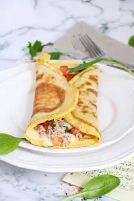 Omelette  Thon fromage