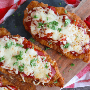 Poulet pané à l'italienne