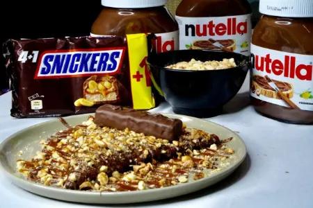 Crêpe Snickers