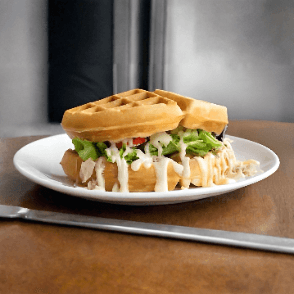 Gaufre Thon Œuf Fromage