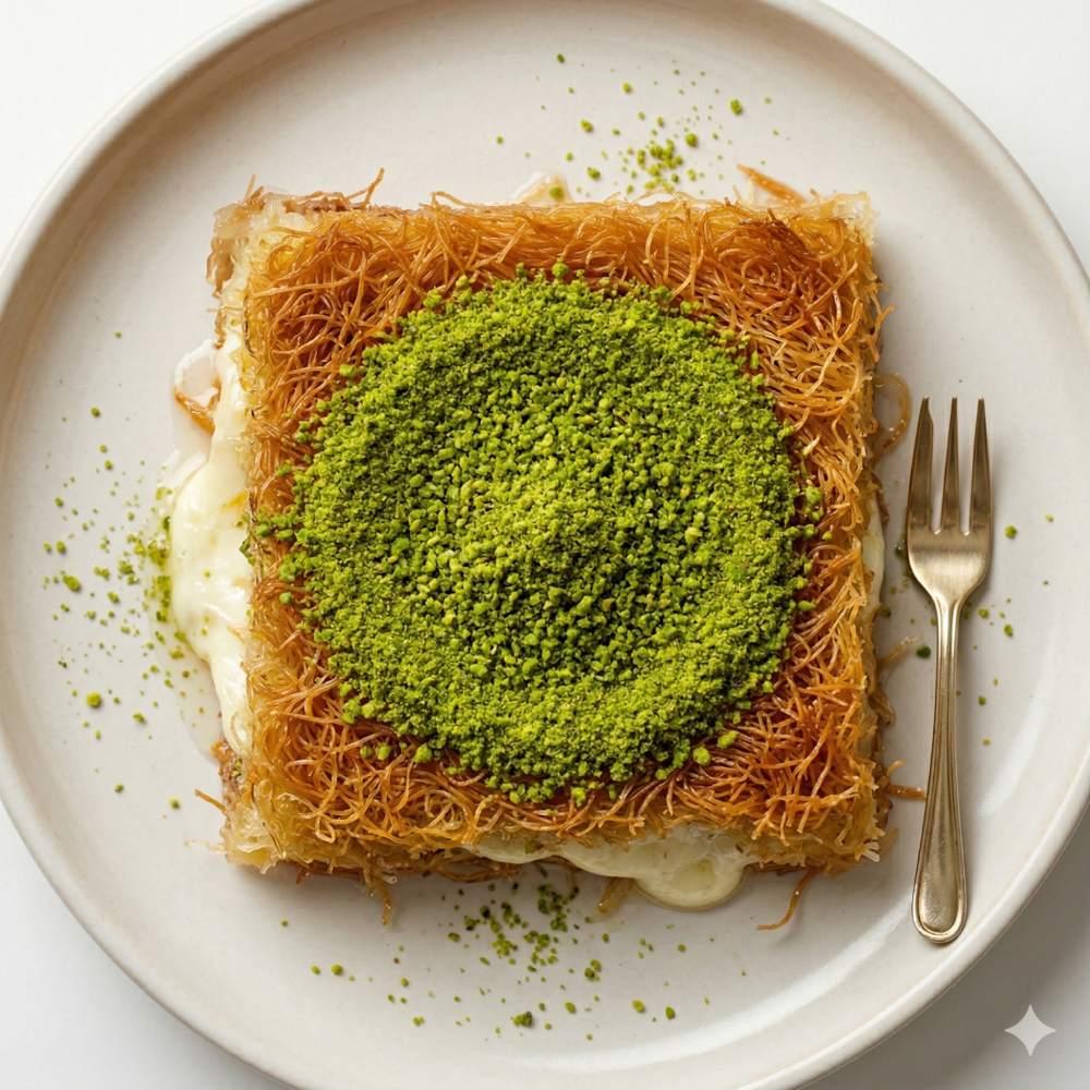Nablus-style Knafeh piece