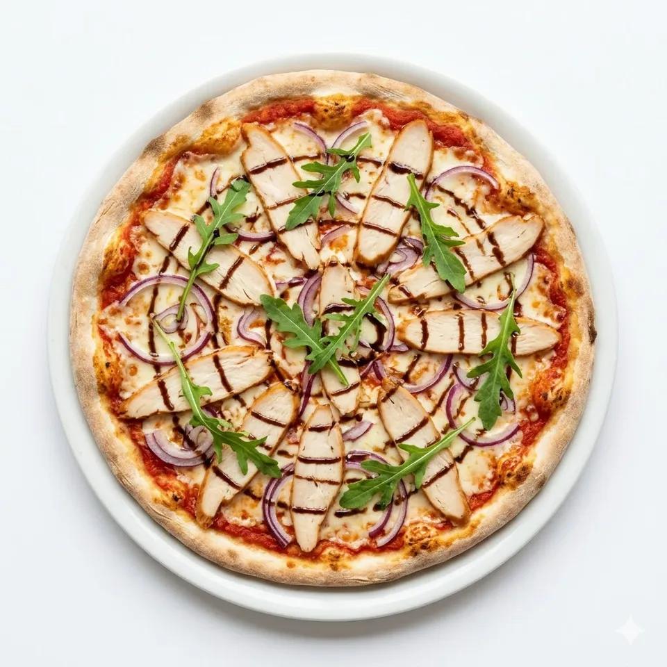 Smoked chicken panizza