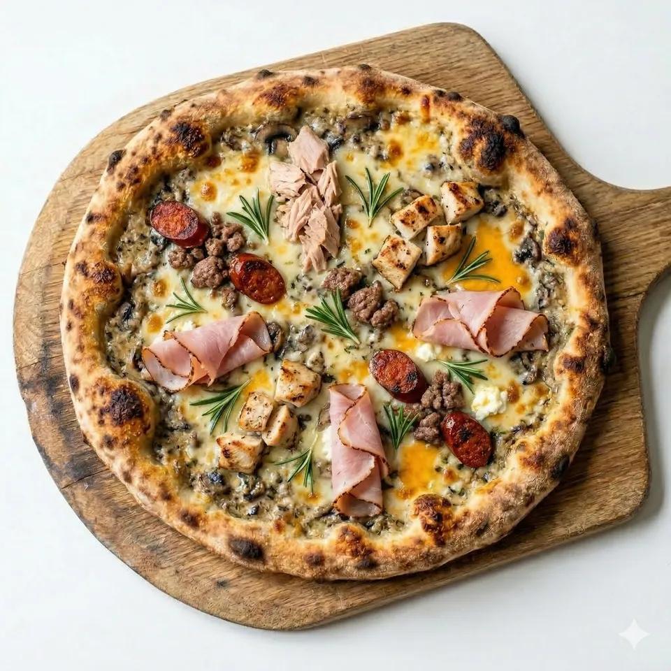 Pizza with 4 ingredients of your choice