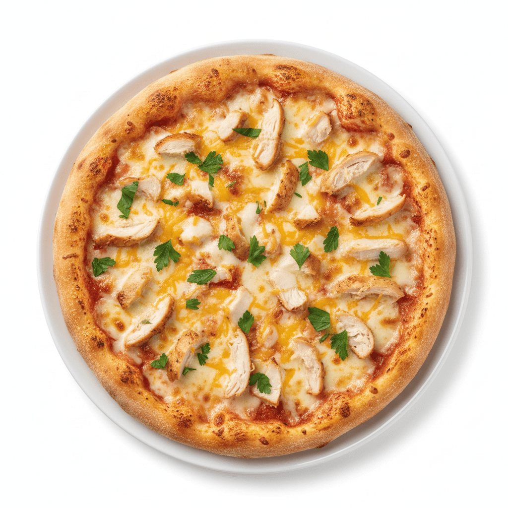 Pizza Poulet au Feu de Bois