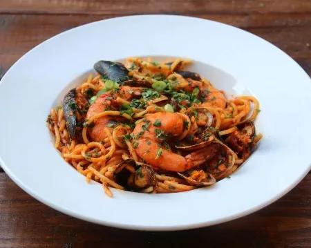 Spaghetti aux Fruits de Mer