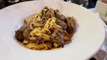 Tagliatelles au Filet de Bœuf Gourmet