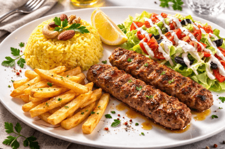 Plat Kebab viande